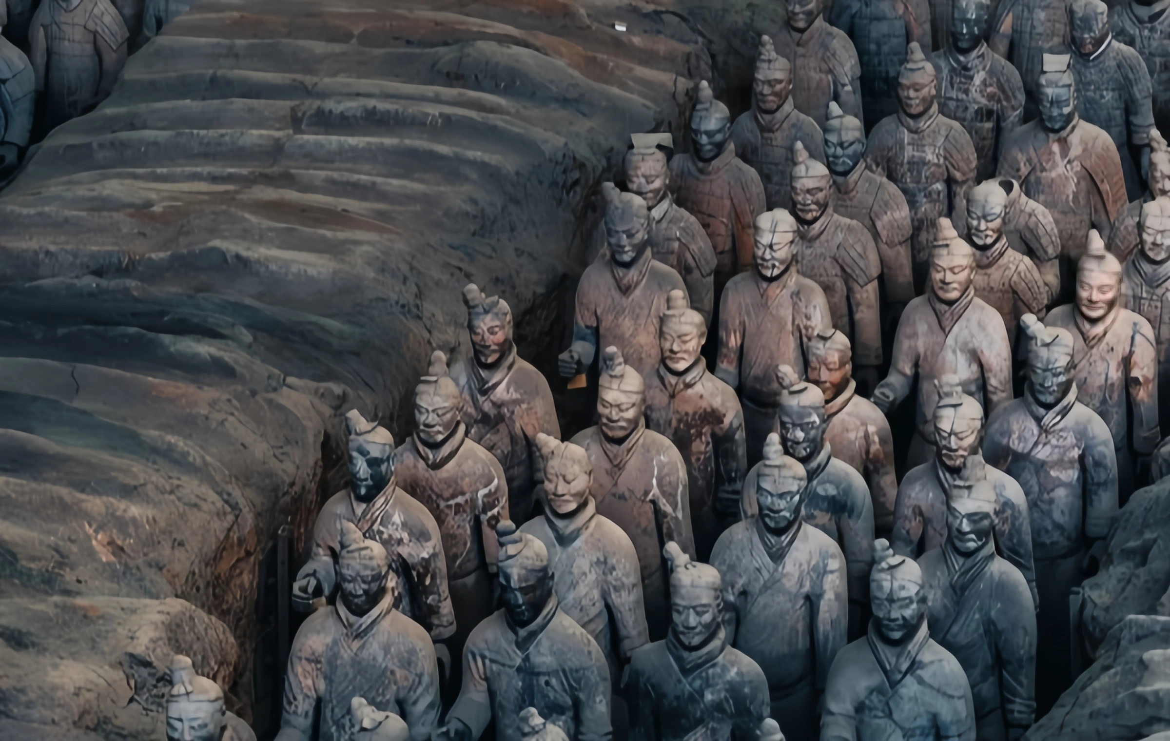 The hustle and bustle of the marketplace and the spirit of the Terracotta Army artisans